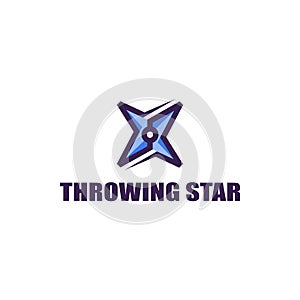 Ninja Shuriken Throwing Star Logo