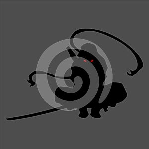 Ninja silhouette