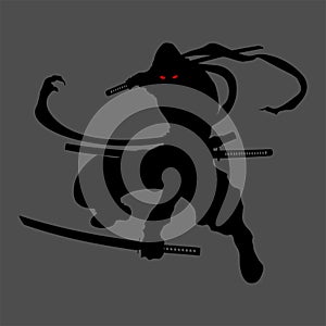 Ninja silhouette