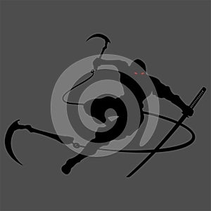 Ninja silhouette