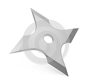 Ninja Star Shuriken Isolated