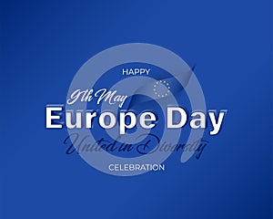 Ninth May, celebration of Europe Day