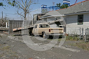 Ninth Ward Home and truck