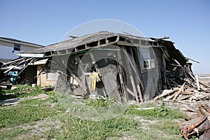 Ninth Ward house with jersey photo