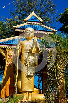 Nio or Kongorikishi wrathful and muscular guardians of the Buddha in Thailand wat