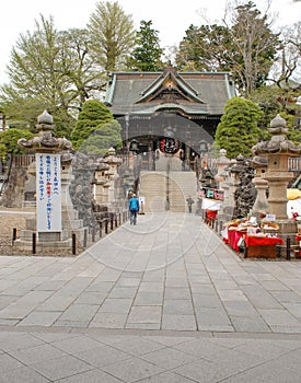 Nio-mon Gate at Narita-san Shinsho-ji, Japan photo
