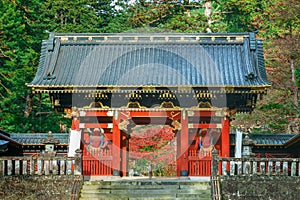 Nio-mon Gate at Taiyuinbyo - the Mausoleum of Tokugawa Iemitsu in Nikko