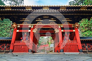 Nio-mon Gate at Taiyuinbyo - the Mausoleum of Tokugawa Iemitsu in Nikko