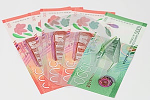 Nio nicaraguan currency bills photo