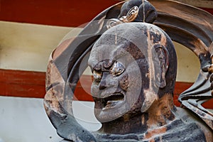 Nio statue at Daigo-ji Temple in Kyoto, Japan