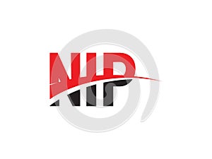 NIP Letter Initial Logo Design Vector Illustration photo