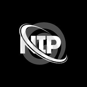 NIP logo. NIP letter. NIP letter logo design. Initials NIP logo linked with circle and uppercase monogram logo. NIP typography for