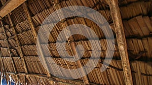 The nipa hut in the Philippines