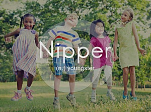 Nipper Youngster Children Kids Youth Concept