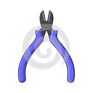Nippers on White Background. Vector