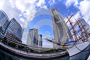 Nippon Maru at Minato Mirai in Yokohama