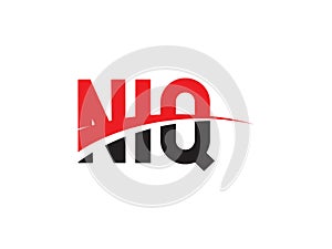 NIQ Letter Initial Logo Design Vector Illustration