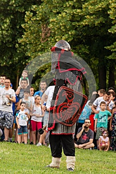 Resilient Knight on the Battlefield: A Thrilling Reconstruction at the International Knights Festival