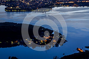 Nisaki of Ioannina, panoramic view, Greece.