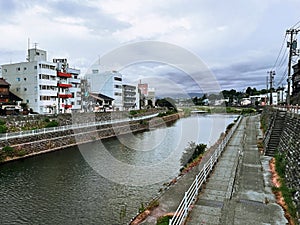 Nishi Chaya District River at Sunset, Kanazawa, Ishikawa,Japan