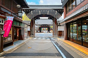 Nishi Hongan-ji temple in Kyoto, Japan