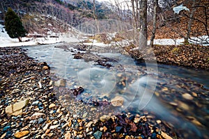 Nishi river in winter