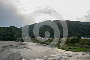 Nishiki River of Iwakuni, Japan