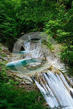 Nishizawa Valley in Yamanashi, Japan