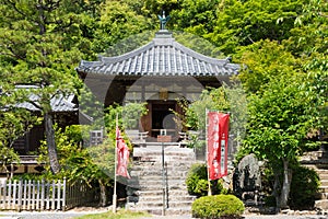 Nison-in Temple in Kyoto, Japan. It was first built between the years 834-848 by the Emperor Saga`s