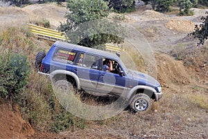 A Nissan Patrol in action