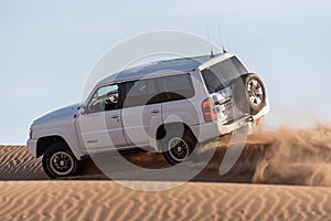 Nissan patrol super safari in Lut desert