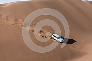 Nissan patrol super safari in Lut desert