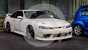 Nissan Silvia S14 kouki in car meet