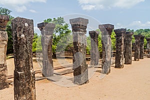 Nissanka Malla temple at ancient city Polonnaruwa, Sri Lan photo