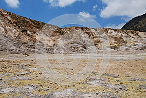Nisyros volcano crater, Greece