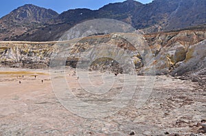 Nisyros volcano, the crater of St. Stephen