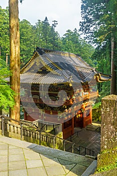 Nitenmon Gate in the Taiyuinbyo Shrine, Nikko