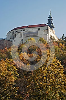 Nitriansky hrad na jeseň, Slovensko