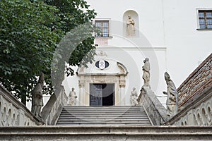 Nitra castle church park gate entrance