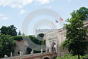 Nitra castle church park gate entrance