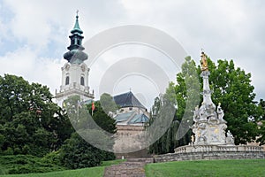 Nitra castle church park gate entrance