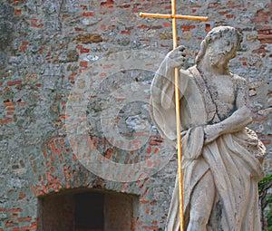 Nitra Castle - Statue detail