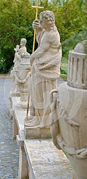 Nitra Castle - Statue detail