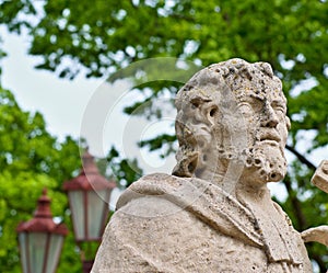 Nitriansky hrad - Detail sochy