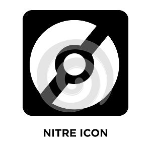 Nitre icon vector isolated on white background, logo concept of