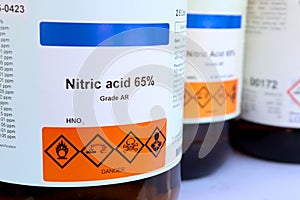 Nitric acid danger chemical