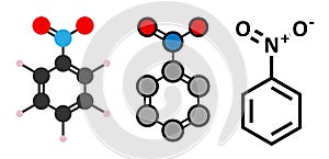 Nitrobenzene solvent molecule