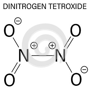 Nitrogen or dinitrogen tetroxide skeletal formula