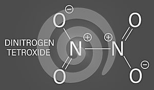 Nitrogen or dinitrogen tetroxide skeletal formula