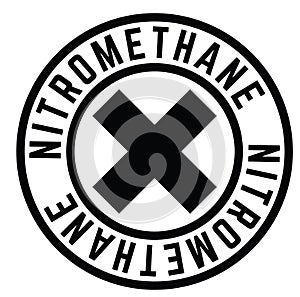 Nitromethane stamp on white